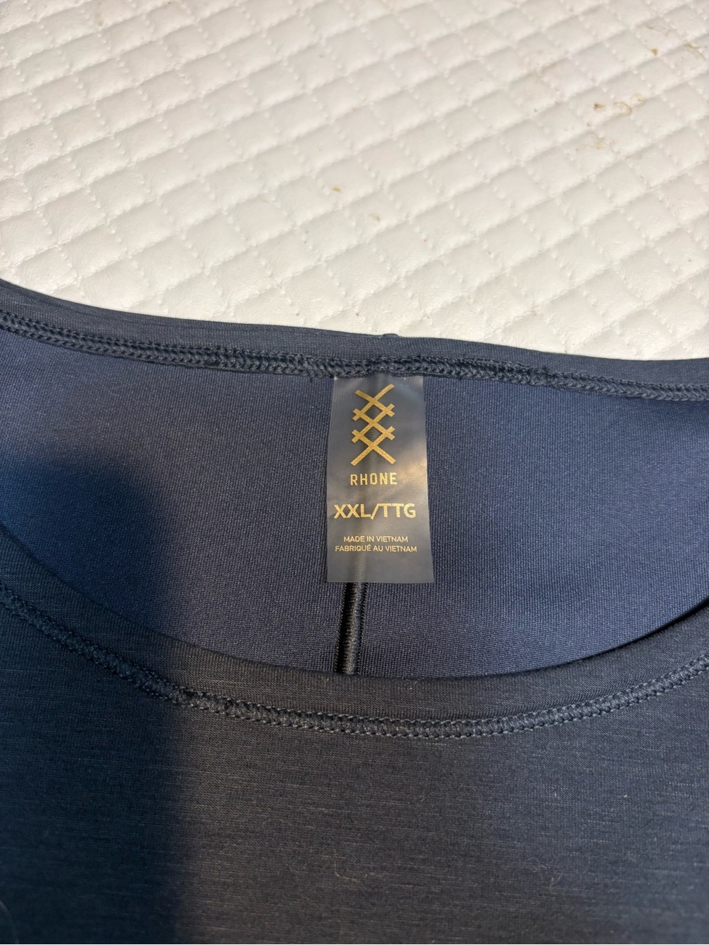 RHONE Navy Blue Oversized Crewneck Top - Picture 10 of 12